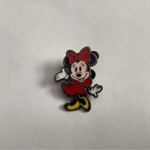 Disney Minnie Mouse Trading Pin Kawaii Red Dress Lapel Pin Badge Jewelry (P)